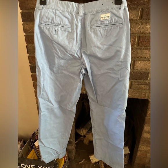 Vineyard Vines Blue Formal Pants Relaxed Fit - Picture 2 of 4